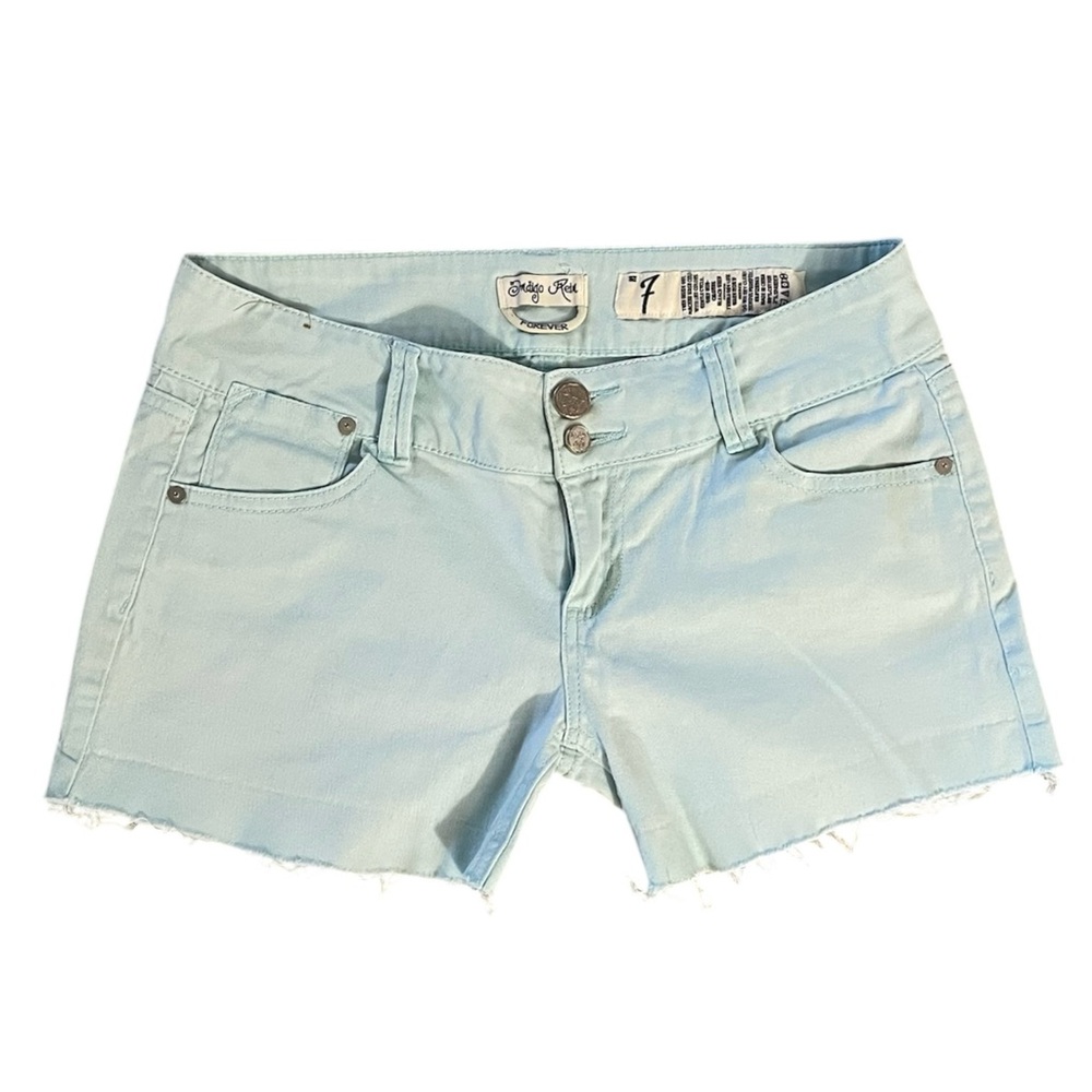 Indigo Rein Cut-off Shorts Size 7